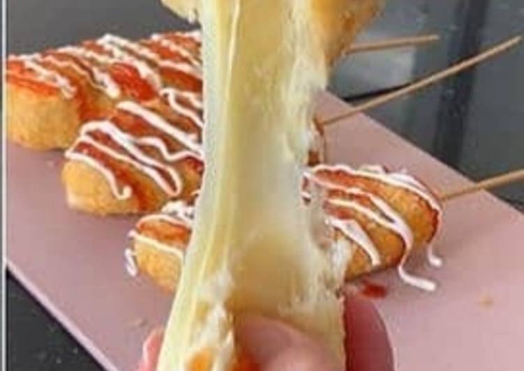 Resep Unik Stick mozza/corn dog mozza ala gena (camilan sehat) Enak Bergizi