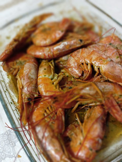 Una foto de Langostinos al horno