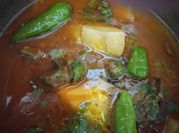 A picture of aloo mutton