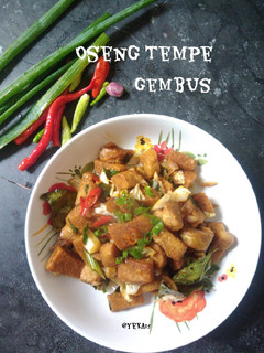 Foto resep Oseng Tempe Gembus Daun Bawang