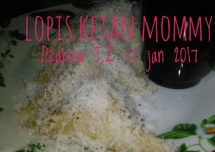 resep cara mengolah Lopis ketan amii kia