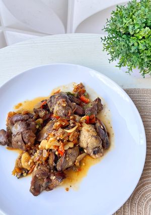 Foto resep Oseng Hati Ayam Pedas