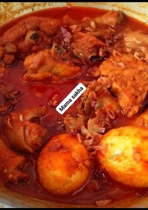 Foto resep Bali ayam telur enak banget #olahanayam #olahantelur