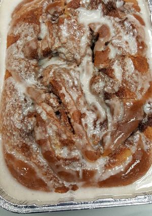 A picture of Cinnamon Roll Cake.