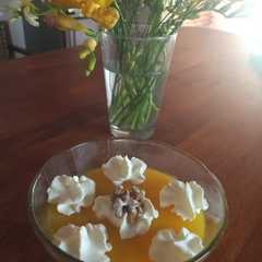 Una foto de Crema de naranjas