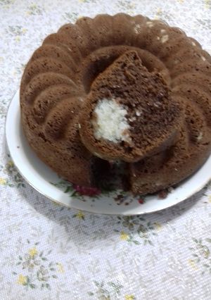 عکسی از دستور کیک سورپرایز نارگیلی