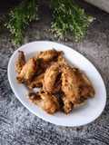 Sayap goreng bumbu ketumbar