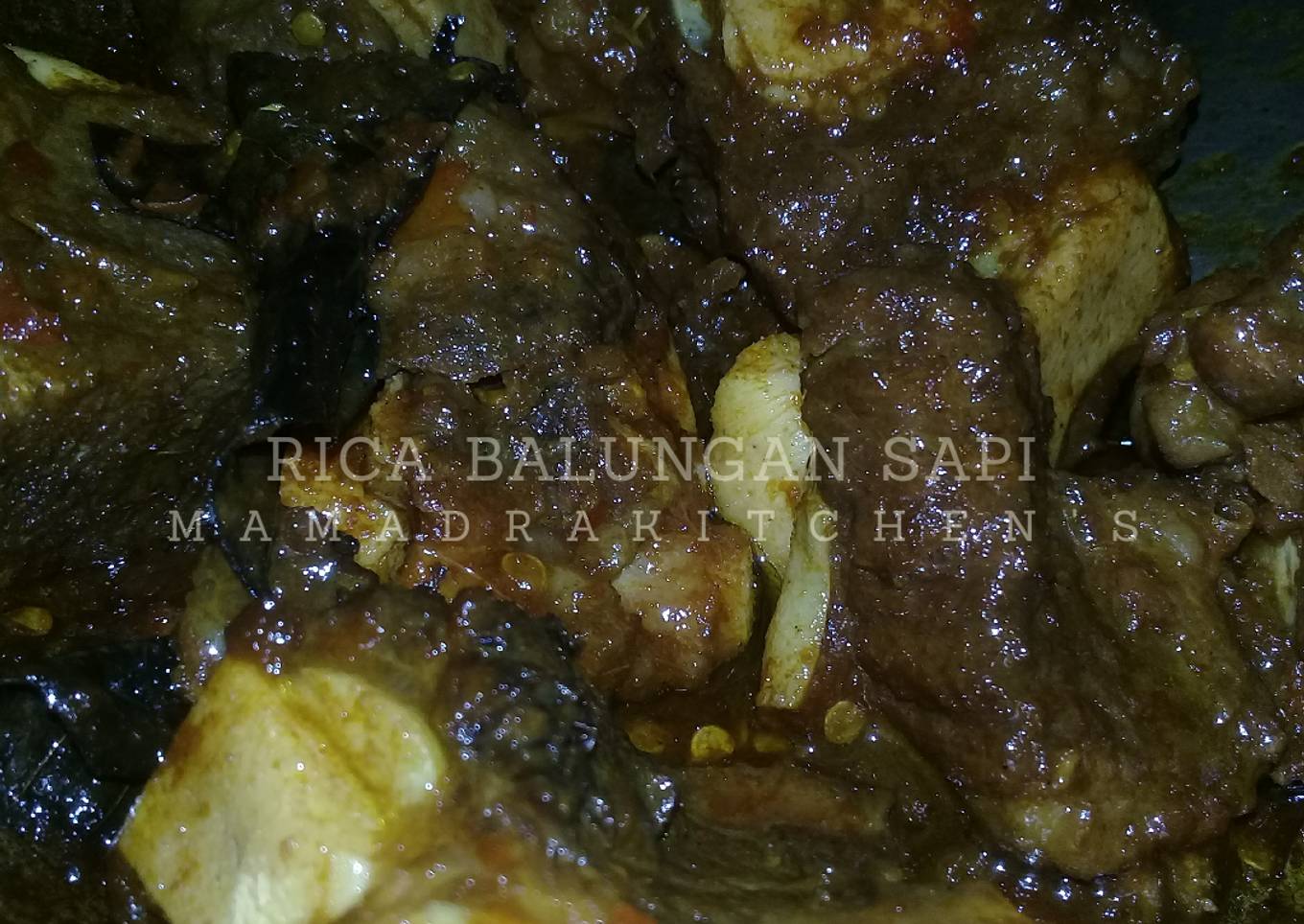 Rica balung/iga sapi