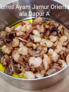 Foto resep Tumis Ayam Jamur Oriental ala kami