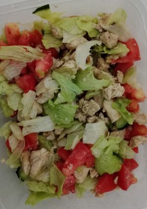 A picture of Chicken salad.