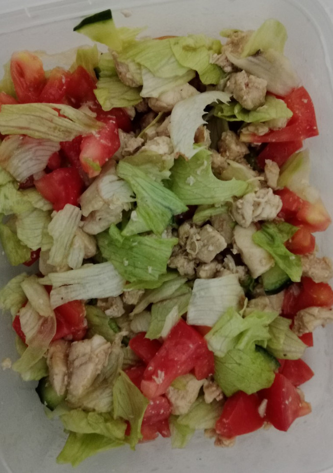 A picture of Chicken salad.