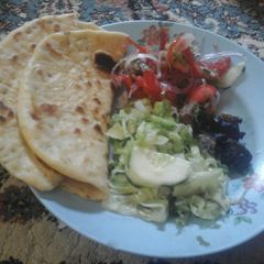 Tandoor with salad and grilled steak#localfoodcontest_mombasa A picture of Tandoor with salad and grilled steak#localfoodcontest_mombasa.