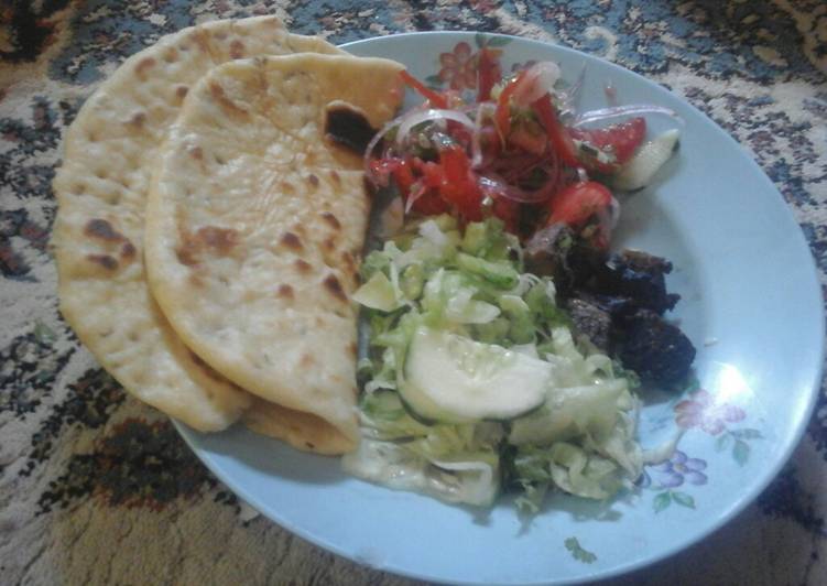 Tandoor with salad and grilled steak#localfoodcontest_mombasa