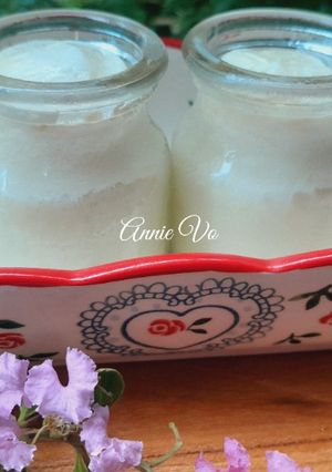 Hình của món Sữa chua matcha.