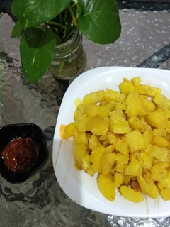 Foto resep Singkong goreng kunyit