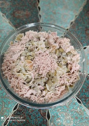 عکسی از دستور سالاد ماکارونی