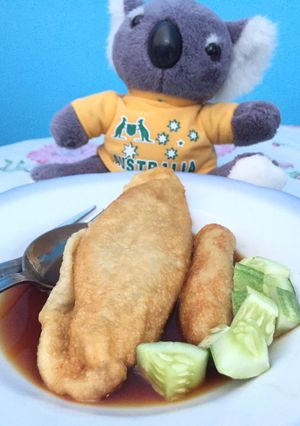 Foto resep Pempek dos (tanpa ikan, pakai telur bebek lebih gurih)
