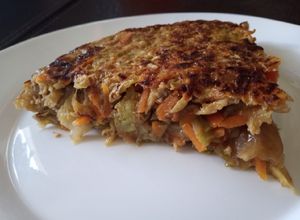 Una foto de Tortilla primavera