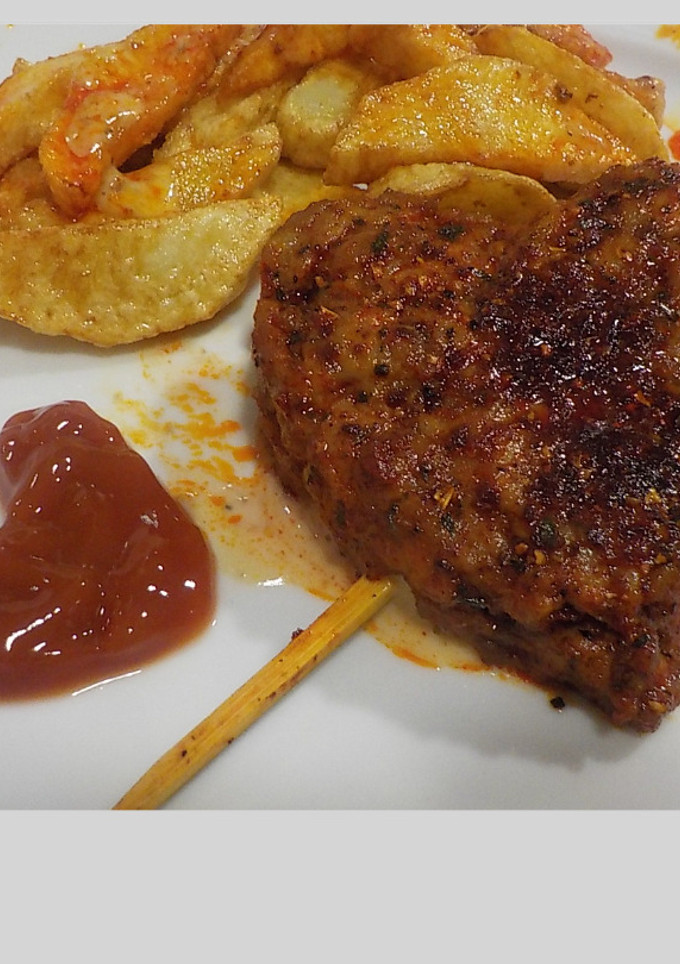 Una foto de Hamburguesas de ternera maceradas al horno San Valentín