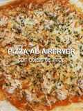 Pizza al Airfryer con Obleas de Arroz