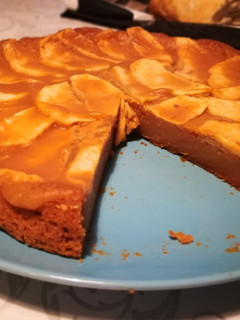 Una foto de Tarta de Manzana sin huevo 🥚