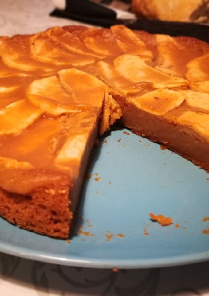 Una foto de Tarta de Manzana sin huevo 🥚