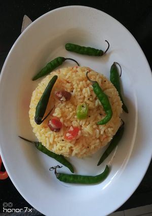 A picture of Vegetable rice.
