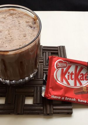 A picture of Kitkat milkshake.