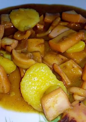 Una foto de Calamares en salsa a la Canaria