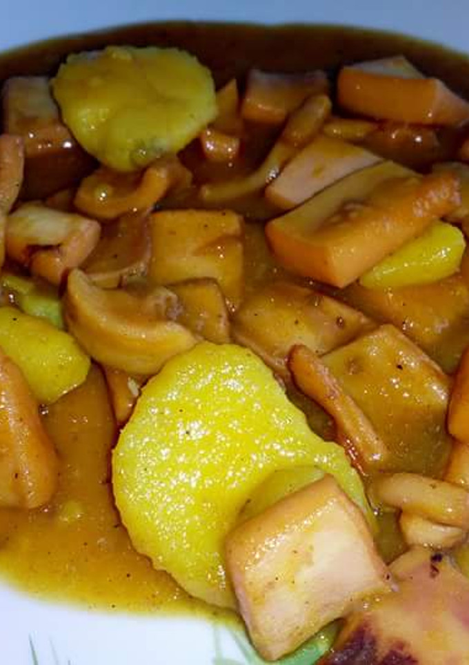 Una foto de Calamares en salsa a la Canaria