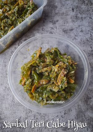 Foto resep Sambal Cabe Ijo Teri