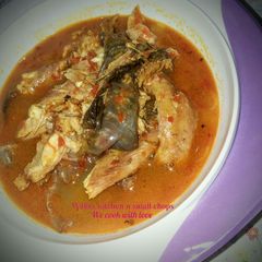 A picture of Fish pepper soup.