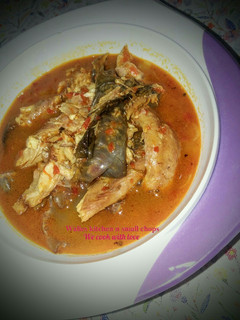 A picture of Fish pepper soup.