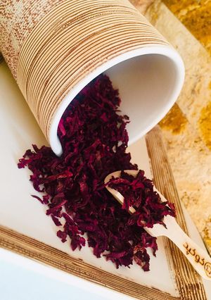 عکسی از دستور لبو خشک شده