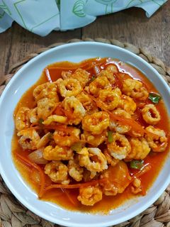 Foto resep Cumi Goreng Tepung Saus Asam Manis