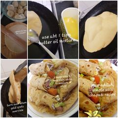A picture of Simple stone-ground wheat flour chapati.