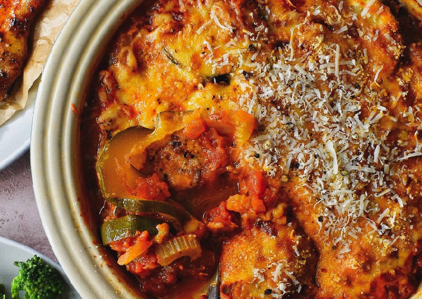 Courgette & Tomato Gratin