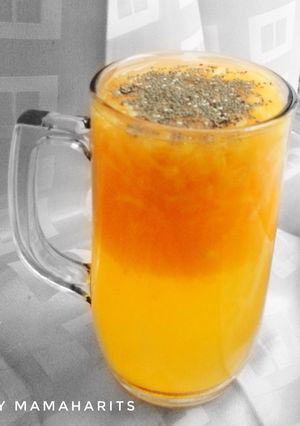 Foto resep Es blewah jeruk