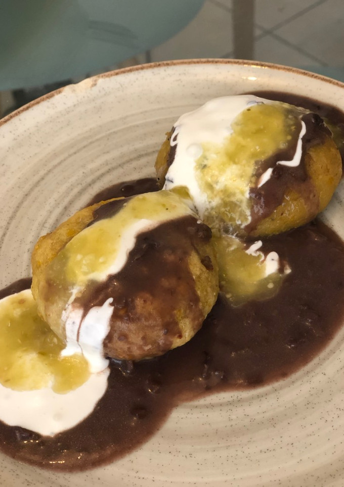 Una foto de Tortitas de Plátano