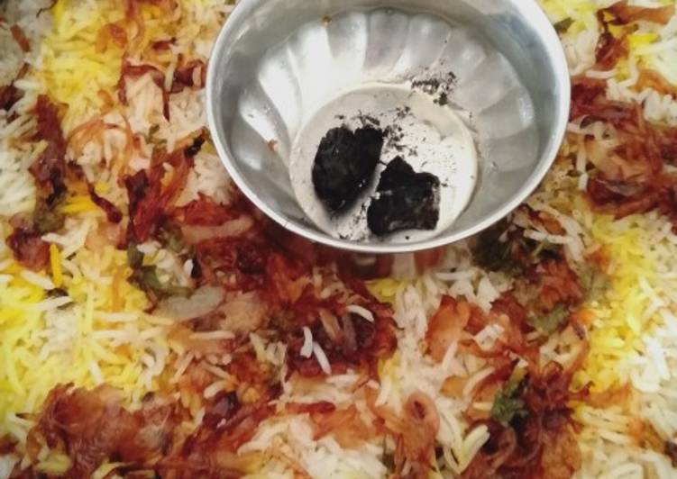 Recipe of Tasteful Chicken dum biryani