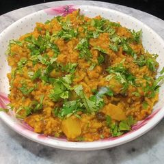 A picture of Chaulai khichadi (Greens, beans, gourds) #CA2025.