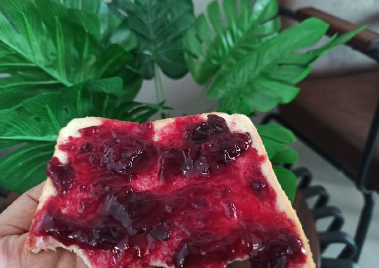 Bagaimana Membuat Homemade selai plum (5 bahan aja) Anti Gagal