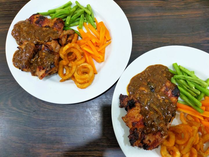 Cara Bikin Grilled Chicken Steak BBQ Blackpepper Sauce Yang Sederhana