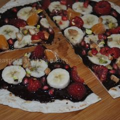A picture of Chocolate Pizza.