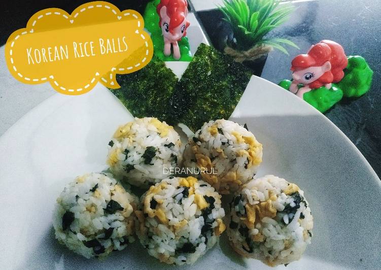 Resep Korean Rice Balls yang Lezat