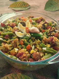 A picture of Mixed Fried Rice from Leftovers (fusion).