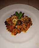 Pasta a la puttanesca "Fusilli"