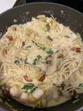 Creamy Scallops with Bacon