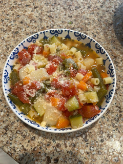 A picture of Minestrone Soup!.