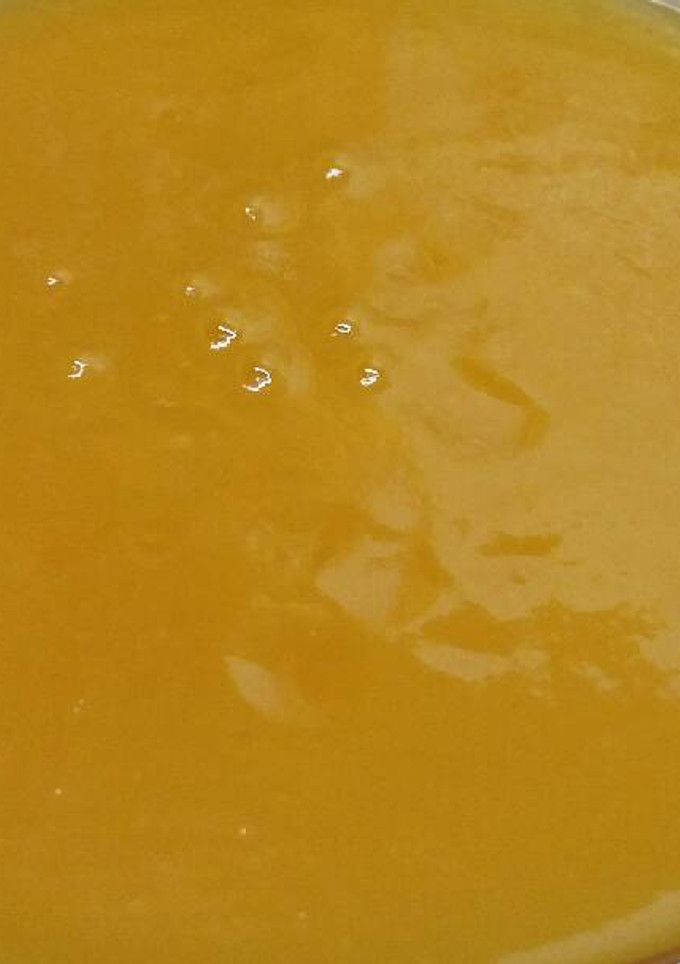 Una foto de Salsa de mango con miel
